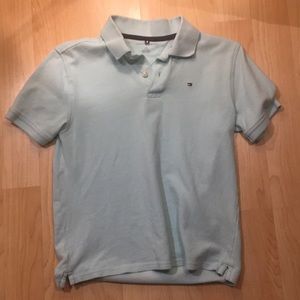 Turquoise Tommy Hilfiger Polo Shirt